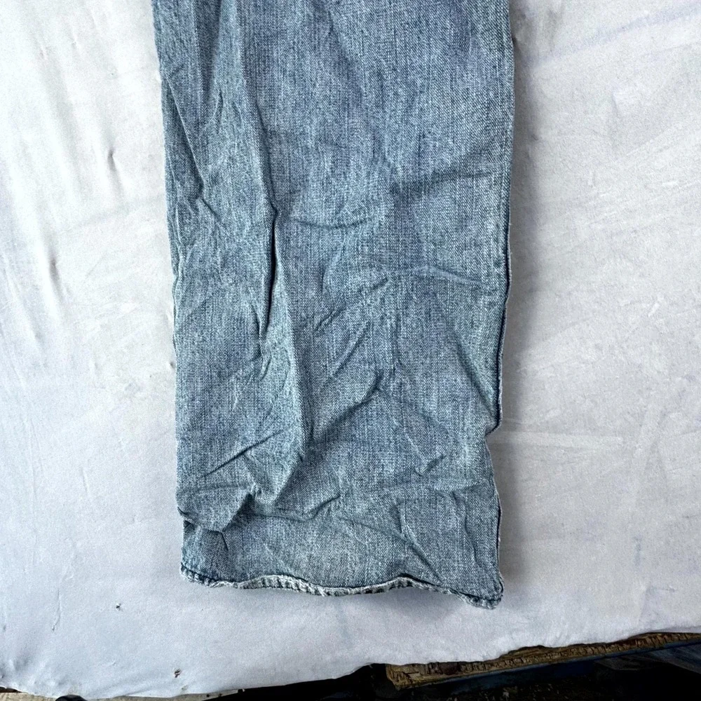 Vintage Jordan Jeans Mens 34x34 Blue Denim Distressed Hip Hop Straight Leg